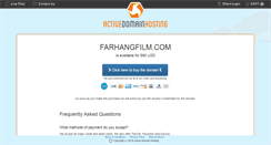 Desktop Screenshot of farhangfilm.com