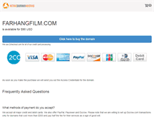 Tablet Screenshot of farhangfilm.com